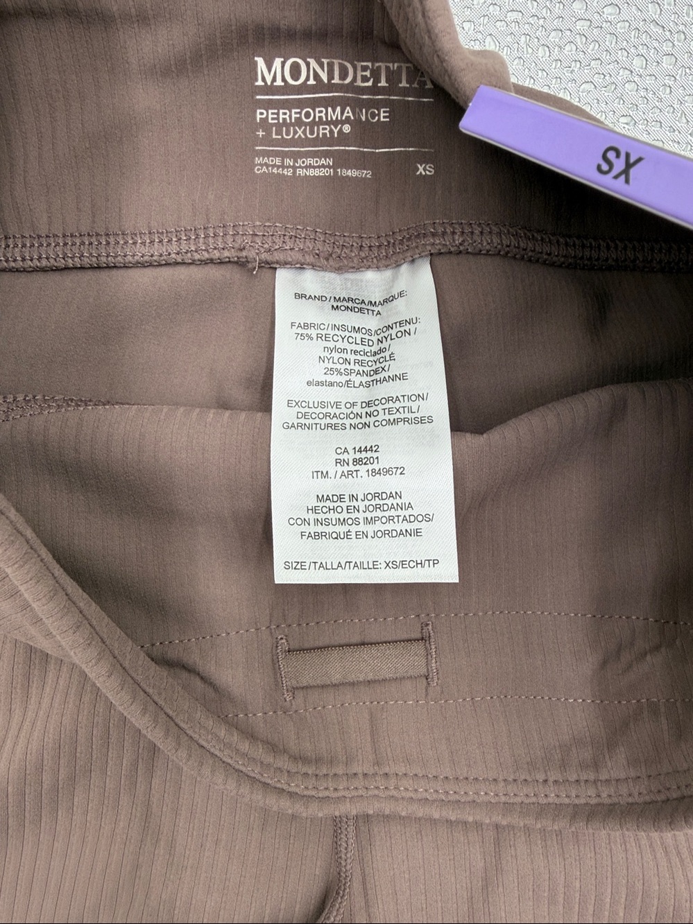 Modetta The Active Ribbed Bike Short-2pack-XS - Picture 13 of 15